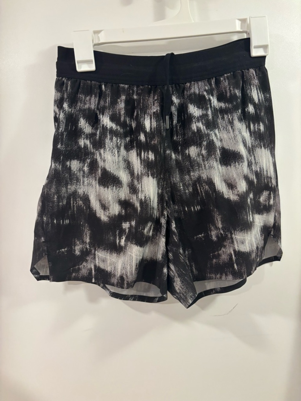 all in motion Black & White Printed Women’s Athletic Shorts